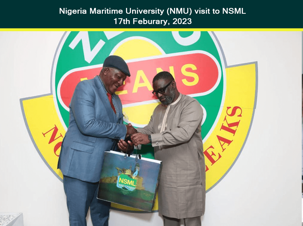 Nigeria Maritime University visits NSML